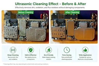 Zakończono test precyzyjnego czyszczenia elementów PCB